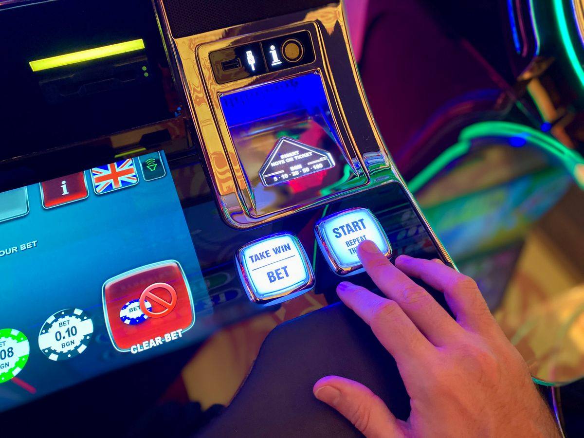 Tampilan mesin slot modern